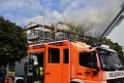 Dachstuhlbrand Koeln Poll Geislarerstr P068